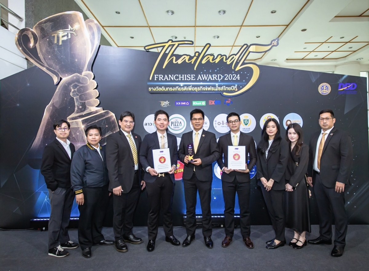 FIVE STAR Earns Recognition as “Best Food Franchise” at Thailand Franchise Award 2024 FIVE STAR Earns Recognition as “Best Food Franchise” at Thailand Franchise Award 2024